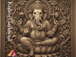 3D Lord Ganesha Wall Art STL Model