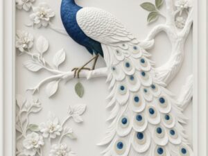 3D Peacock Wall Decoration